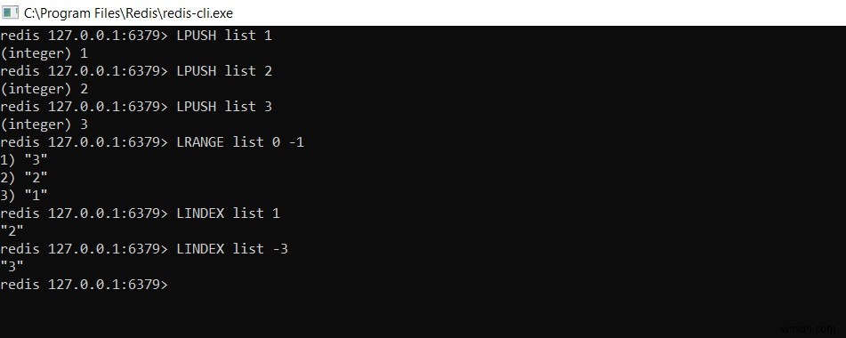 Redis LINDEXコマンドの使い方 – リストから指定インデックスの要素を取得する方法