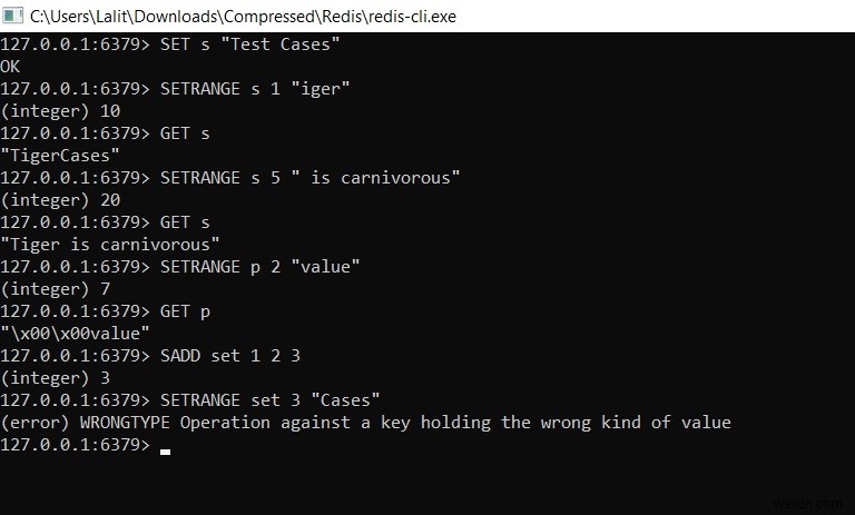 Redis SETRANGEコマンドの使い方 – 文字列値の一部を更新する方法
