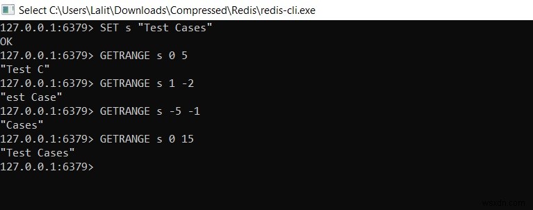 Redis GETRANGEコマンドの使い方 – 文字列値から部分文字列を取得する方法