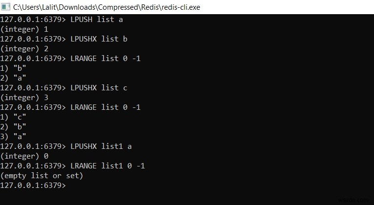 【Redis入門】LPUSH・LPUSHXコマンドでリストの先頭に要素を追加する方法