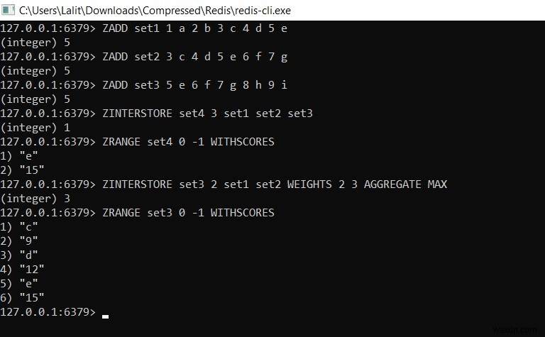 Redis ZINTERSTOREコマンド徹底解説 – ソート済みセットの積集合を求める方法