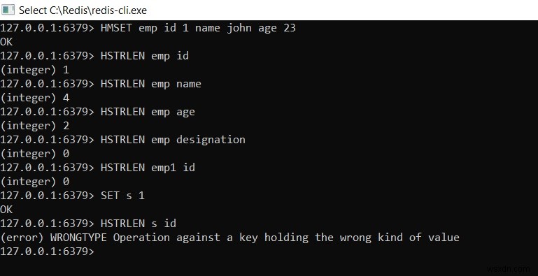 Redis HSTRLENコマンドの使い方 – ハッシュ内フィールド値の文字数を取得する方法