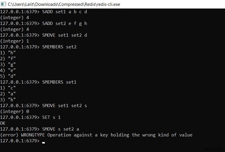 Redis SMOVEコマンドの使い方 – セット間で要素を移動する方法