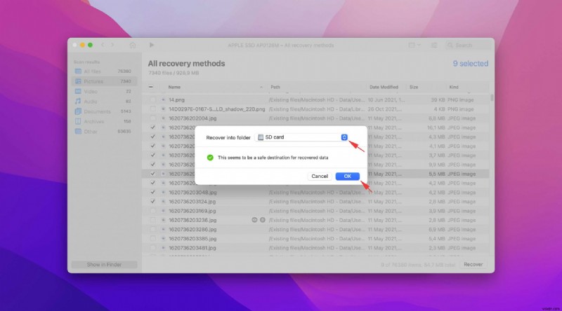 macOS Montereyアップデート後に失われたファイルを復元する方法