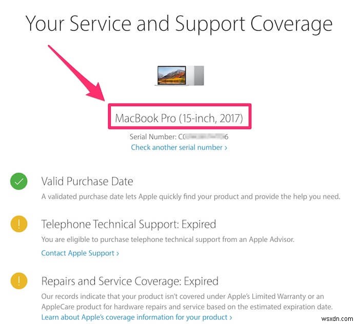 MacBook Proの製造年を簡単に確認する2つの方法