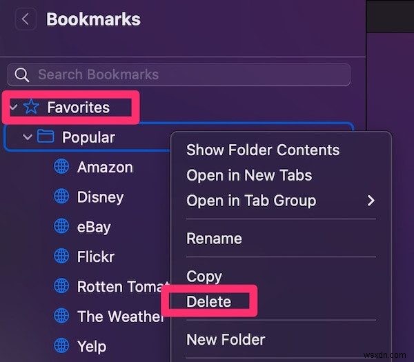 Macでブックマークを削除する方法（Safari・Chrome・Firefox対応）