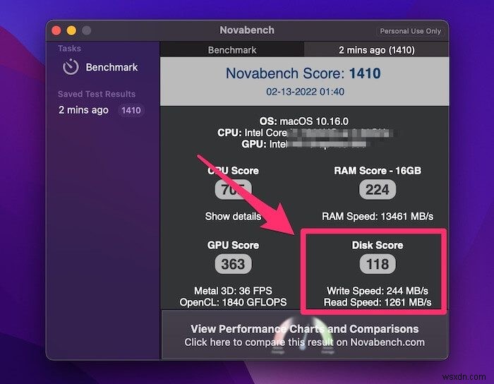 MacBookのディスク速度を手軽にチェック・テストする方法