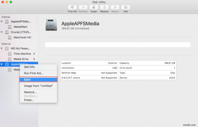 データ消失なしでMacのAPFSパーティション・コンテナ・ボリュームを安全に削除する方法