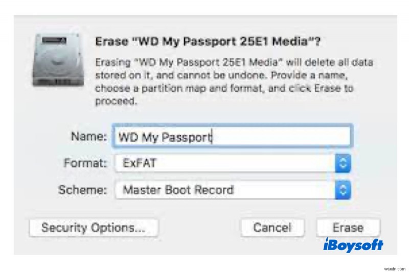 WD My Passport for Macドライブがマウントされない・動作しない問題の解決方法