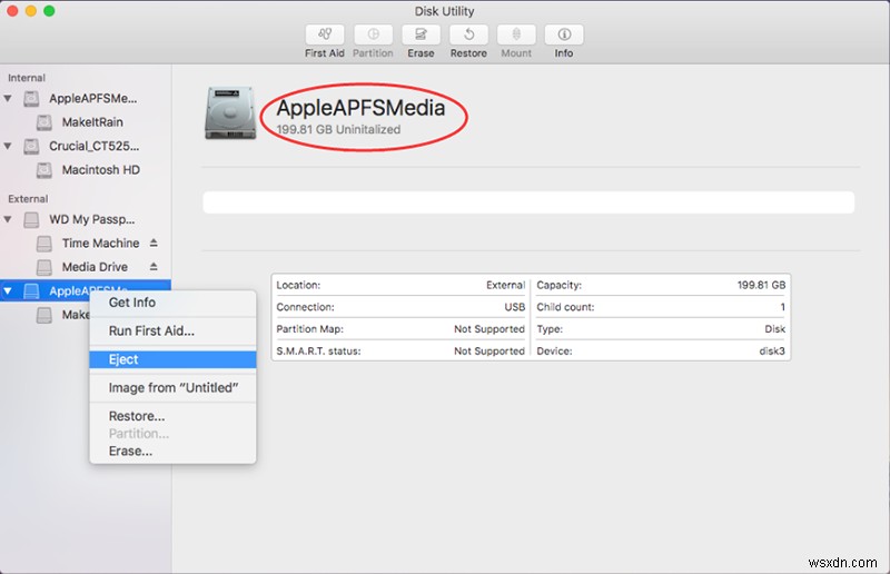 AppleAPFSMediaが「未初期化」と表示される?失われたデータを復元する方法を徹底解説