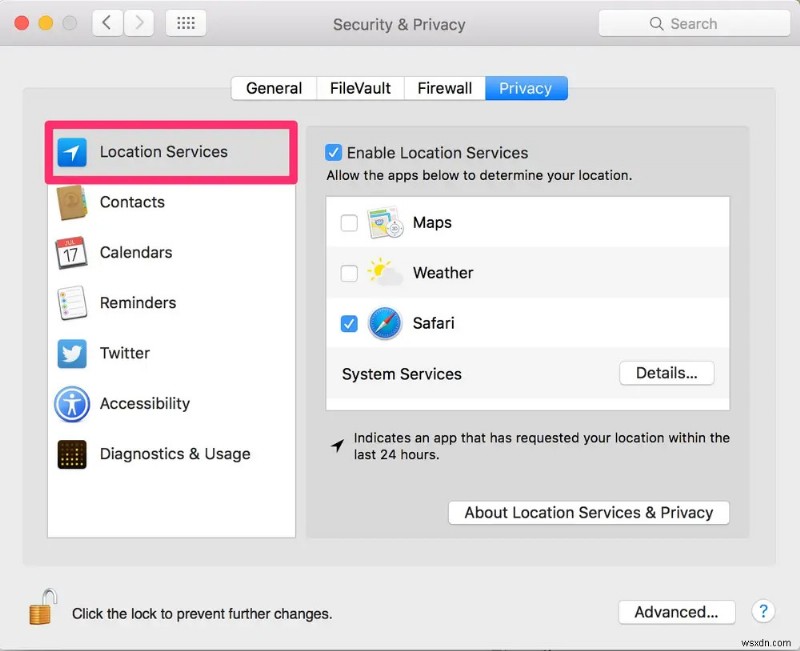【解決済み】macOS Montereyで位置情報サービスが動作しない問題の対処法