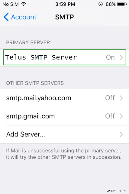 iPhone・iPad・MacでTelus.net（telusplanet.net）のメールが送信できない原因と解決方法