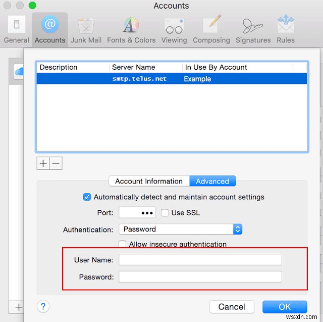 iPhone・iPad・MacでTelus.net（telusplanet.net）のメールが送信できない原因と解決方法