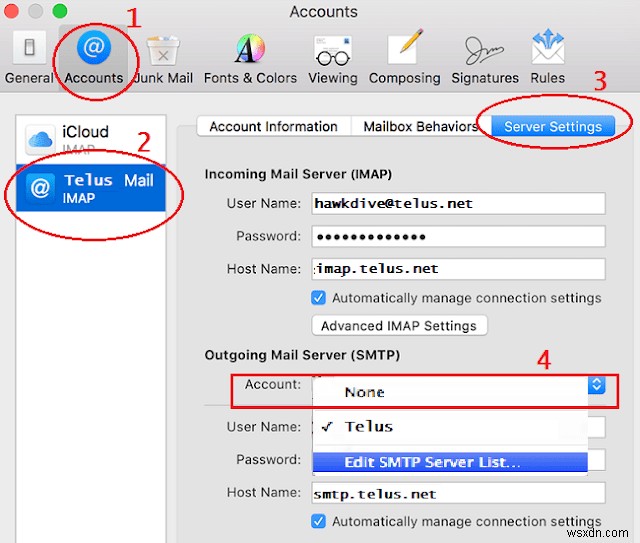 iPhone・iPad・MacでTelus.net（telusplanet.net）のメールが送信できない原因と解決方法