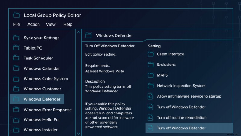 Windows 10でグループポリシーによってブロックされたWindows Defenderを修正する方法