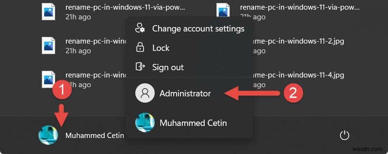 Windows 11でユーザープロファイルフォルダーの名前を変更する方法