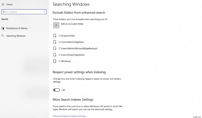 Windows 11でファイルやフォルダを検索結果に表示されないようにする方法