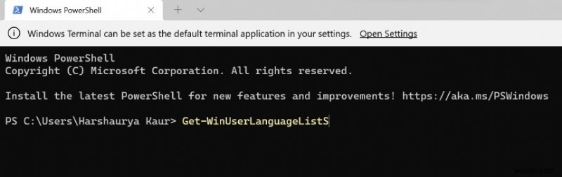 Windows 11で既定の入力方法のオーバーライドを変更する方法