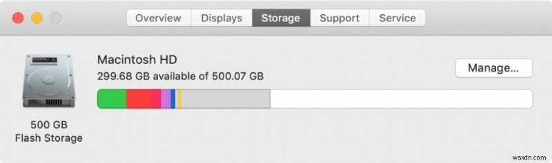 「macOS Montereyに十分な空き容量がありません」エラーの解決方法