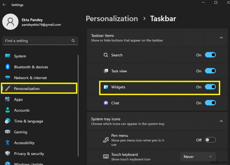 Windows 11でタスクバーに天気ウィジェットが表示されないときの対処法6選