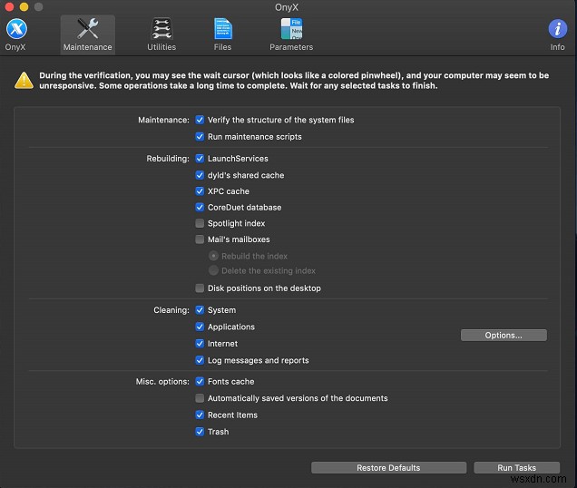OnyX for Mac 徹底レビュー:Macのメンテナンスと最適化を改善する方法
