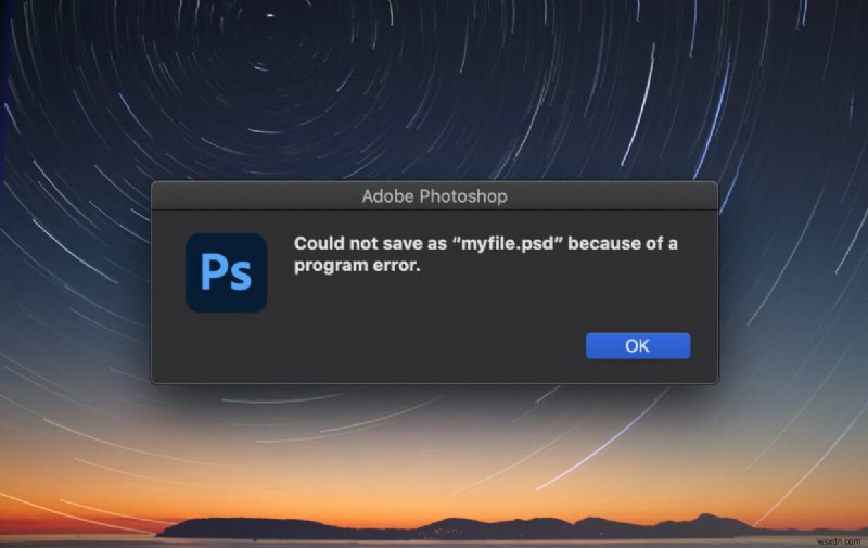 Mac版Photoshopでスクラッチディスクをクリアする方法