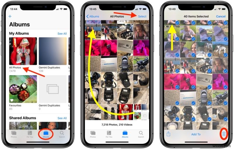 iPhoneの写真をすべて一括削除する方法|まとめて消してストレージを確保する手順
