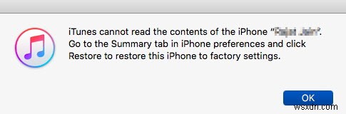 【解決済み】「iTunesがiPhoneのコンテンツを読み取れません」エラーの直し方