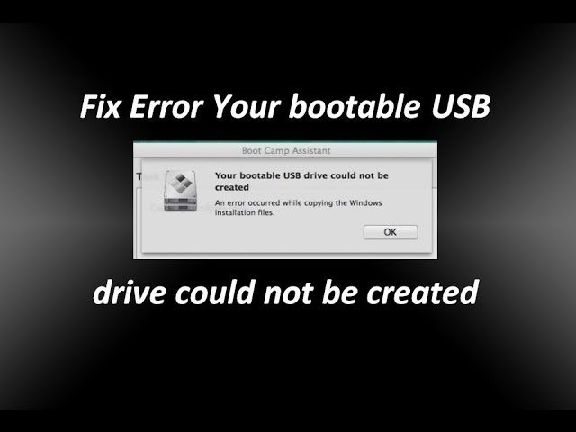 【エラー修正】Macで「ブータブルUSBドライブを作成できませんでした」と表示されたときの解決法
