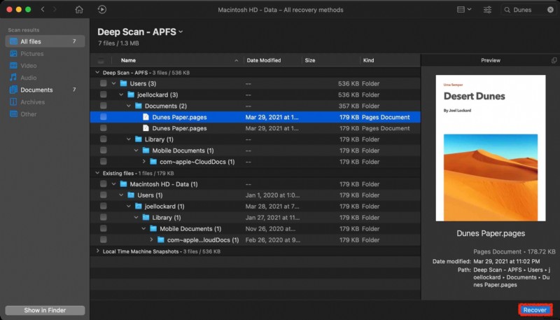 Macで保存していない・削除したPagesドキュメントを復元する方法【初心者向け】