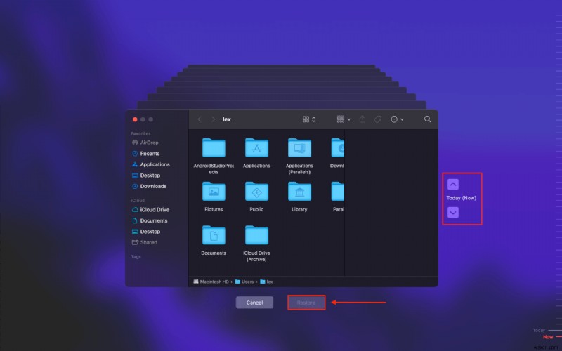 MacでTime Machineバックアップから復元する方法【ファイル・フォルダ・システム全体の復元手順】