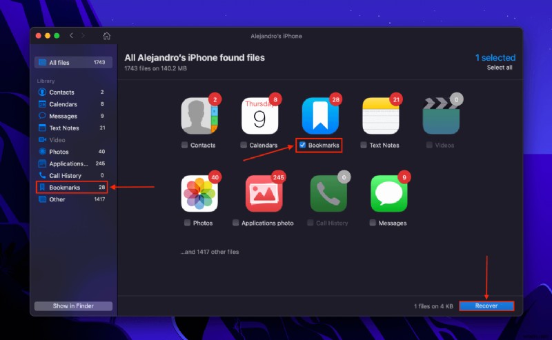 iPhoneで削除したSafariブックマークを復元する方法|バックアップなしでもOK