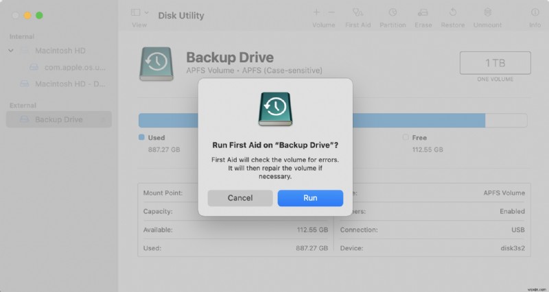 Macで「挿入したディスクは読み取れませんでした」と表示されたときの対処法