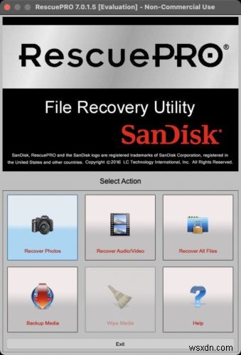MacでSanDiskのSDカード・フラッシュドライブからデータを復元する方法
