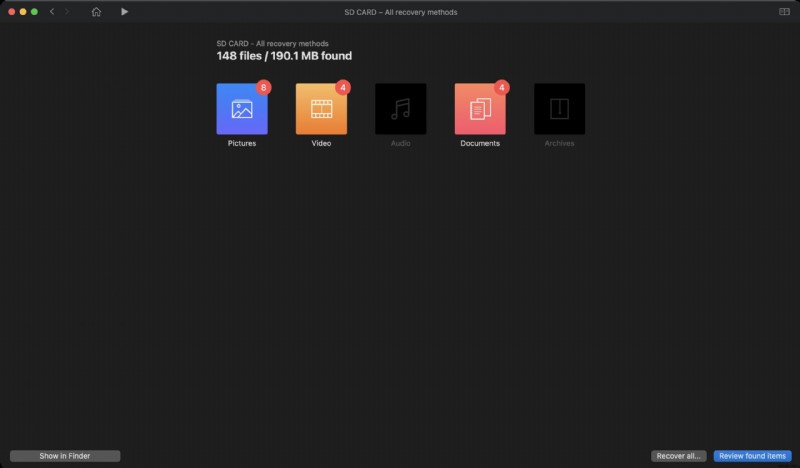 MacでSanDiskのSDカード・フラッシュドライブからデータを復元する方法
