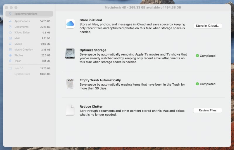Macのストレージ容量を確認して空き容量を増やす方法を徹底解説