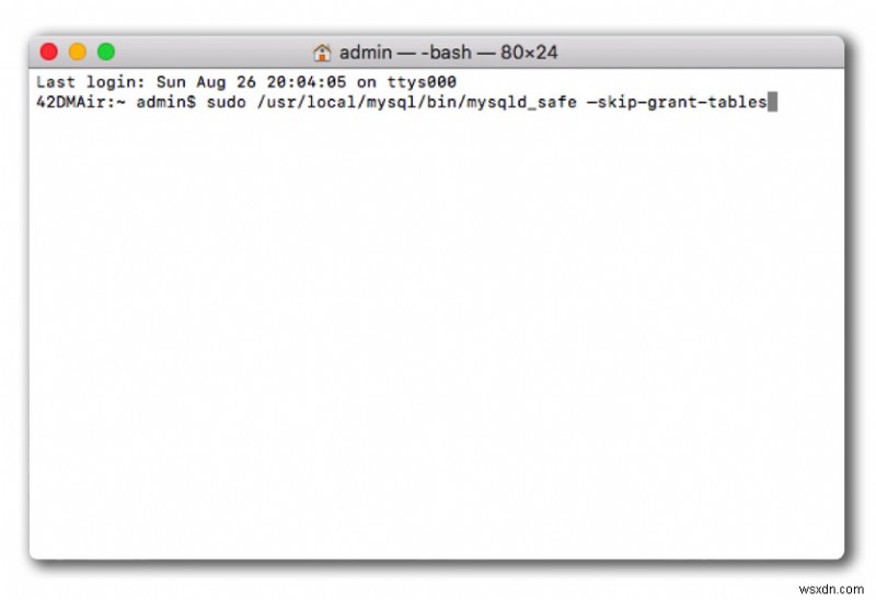 MacでMySQLのrootパスワードをリセットする方法【設定・復元手順を解説】