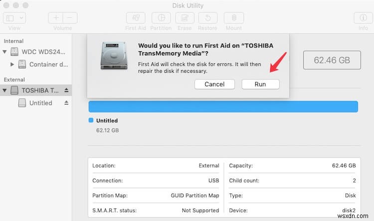 Macのディスクユーティリティ「First Aid(応急処置)」でディスクをチェック・修復する方法
