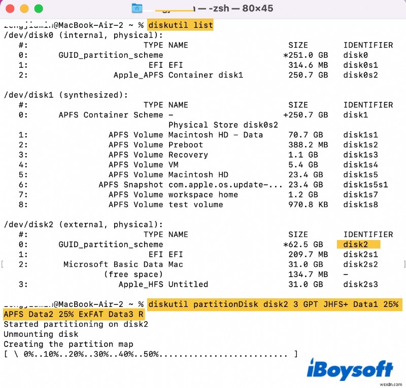 MacでSDカード・USBメモリ・外付けHDDのパーティション分割ができないときの対処法