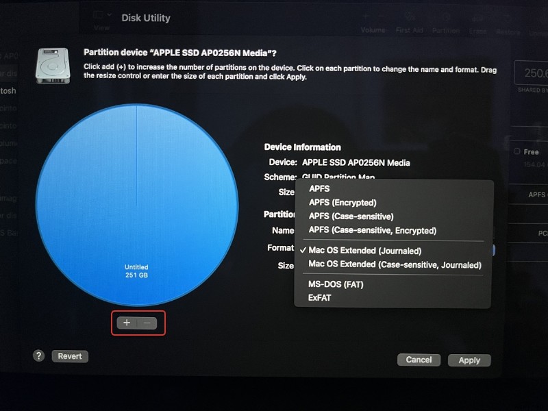 MacでSDカード・USBメモリ・外付けHDDのパーティション分割ができないときの対処法