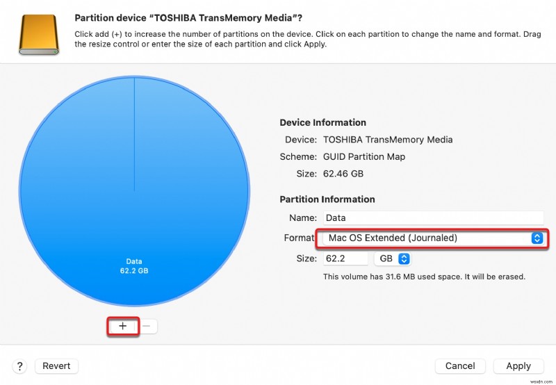 MacでSDカード・USBメモリ・外付けHDDのパーティション分割ができないときの対処法