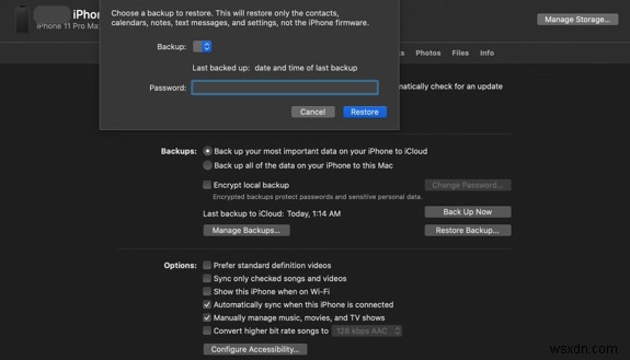 iPhoneをMacにバックアップする詳しい手順【iTunes・Finder・iCloud対応】