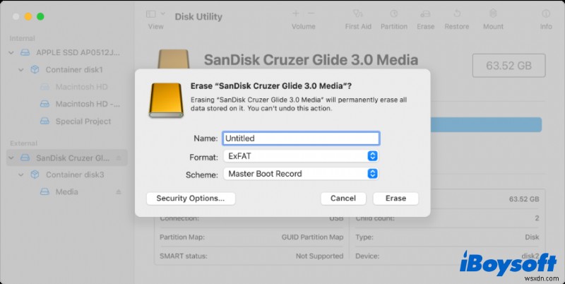 Mac・WindowsでAPFSをexFATに変更する方法を徹底解説