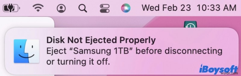Macで「ディスクが正しく取り出されませんでした」通知が繰り返し表示される問題を解決する方法