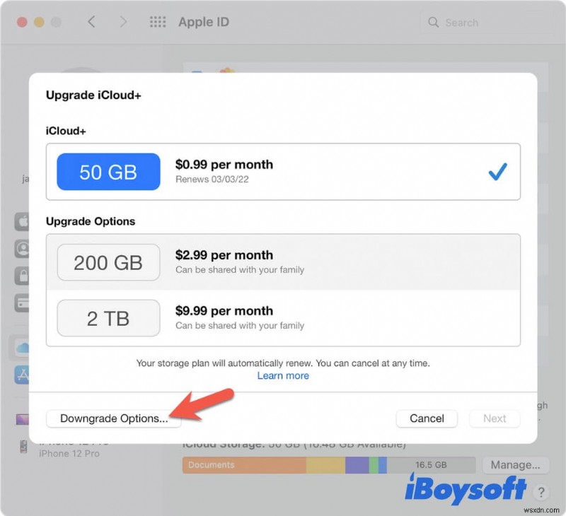 Mac・PC・iPhoneでiCloudストレージの契約を解約・ダウングレードする方法
