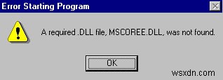 「Mscoree.dllが見つかりません」エラーの原因と解決方法を徹底解説