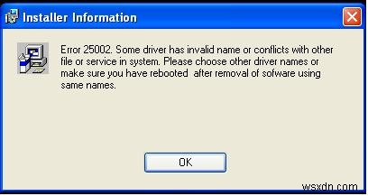 Symantec・Alcoholのインストール/アンインストールで発生する25002エラーを解決する方法