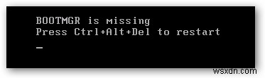 Windows 7で「BOOTMGR is missing」エラーを解決する方法
