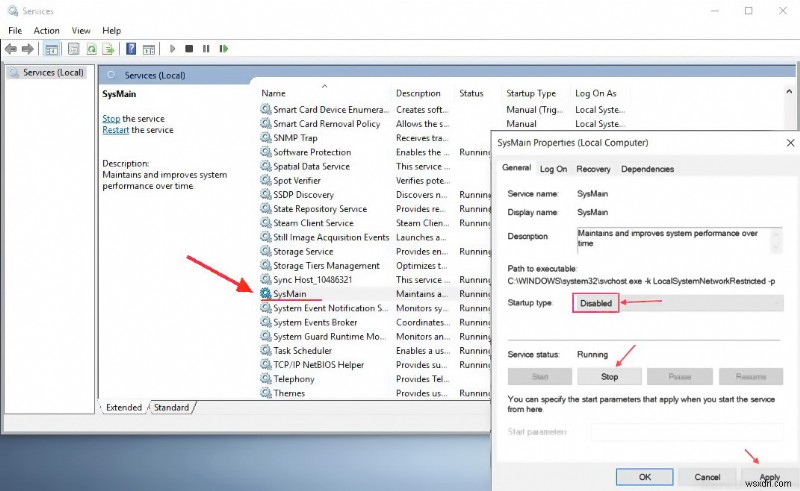 Windows 10でSuperfetchサービスが見つからない?実は名前が「SysMain」に変わっています