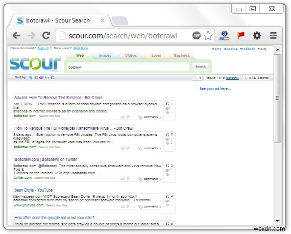 Scour.com リダイレクトウイルスの削除方法|ブラウザハイジャッカー対策ガイド
